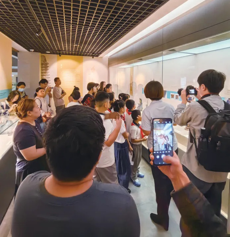 蓟州多宝佛塔出土文物保护成果展开展首日，智慧博物馆，智慧考古